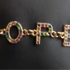 Hope bracelet 
Man necklace 
Woman necklace 
Earrings